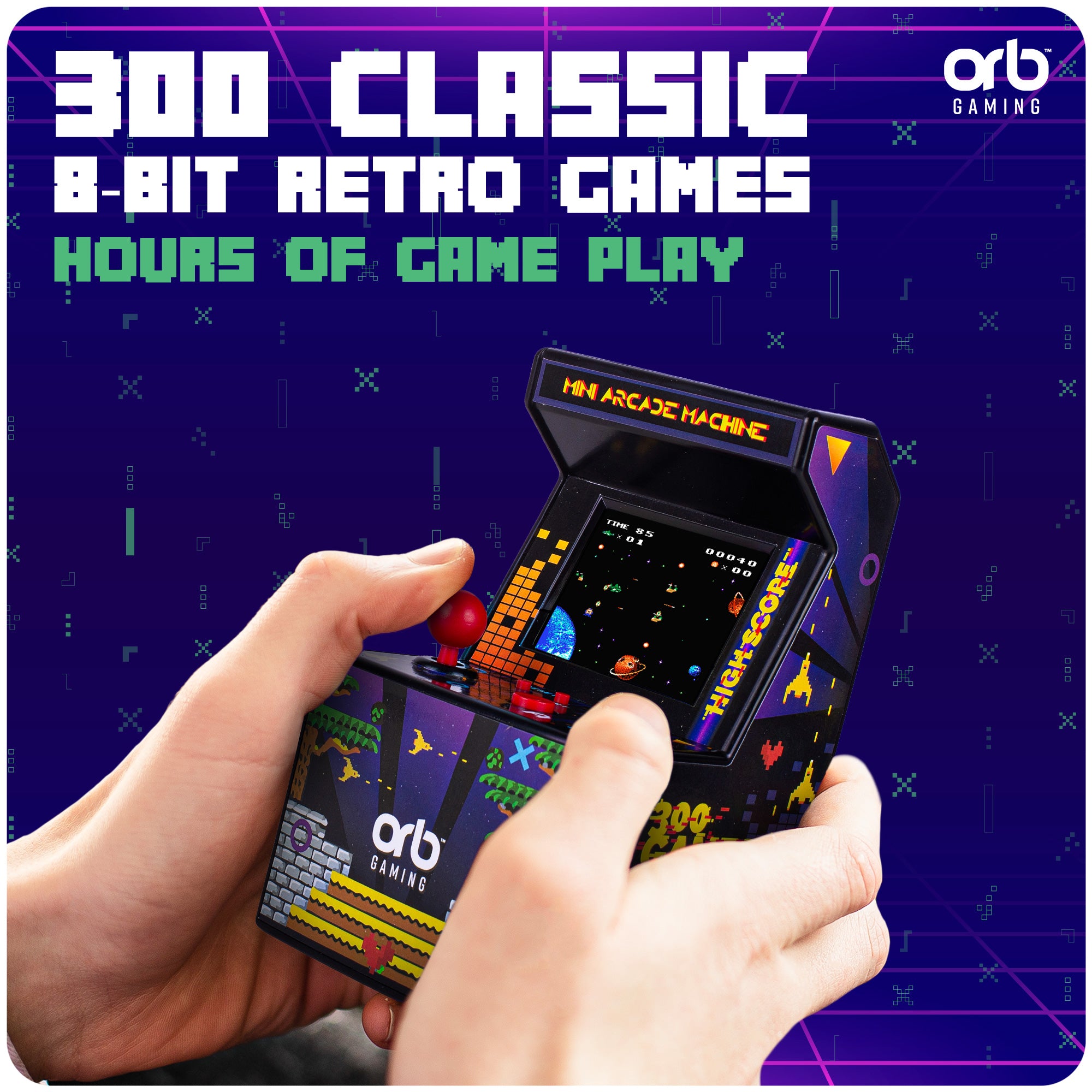 Handheld Arcade Machine (300 Games)