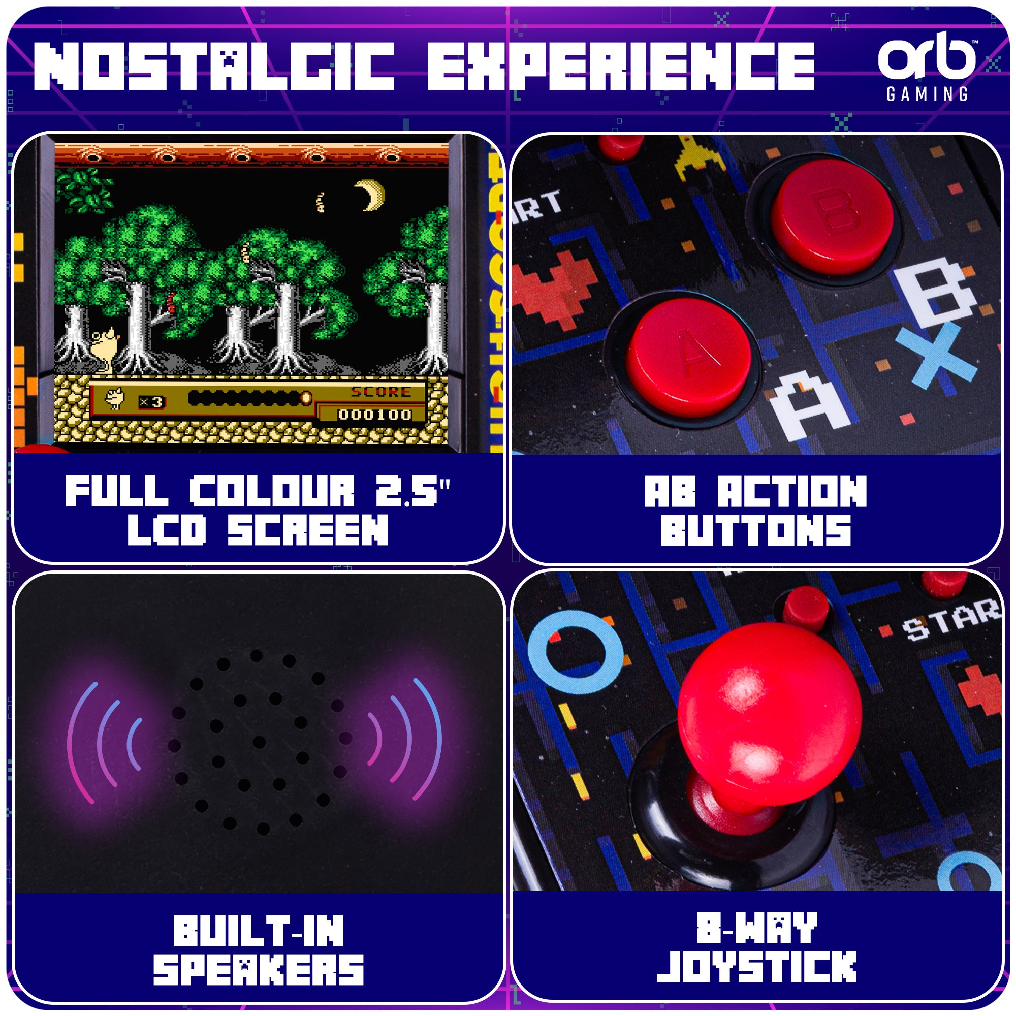 Handheld Arcade Machine (300 Games)