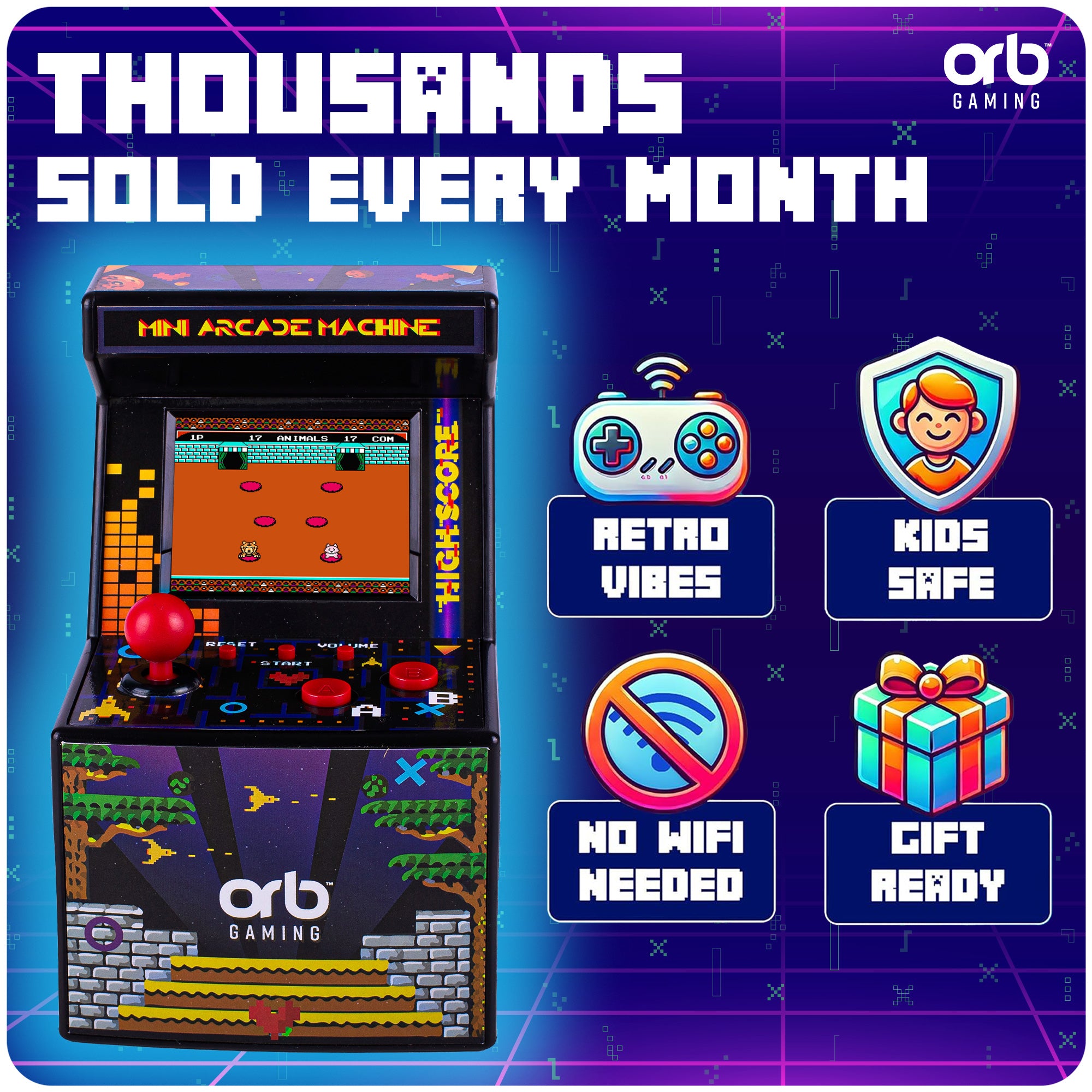 Handheld Arcade Machine (300 Games)