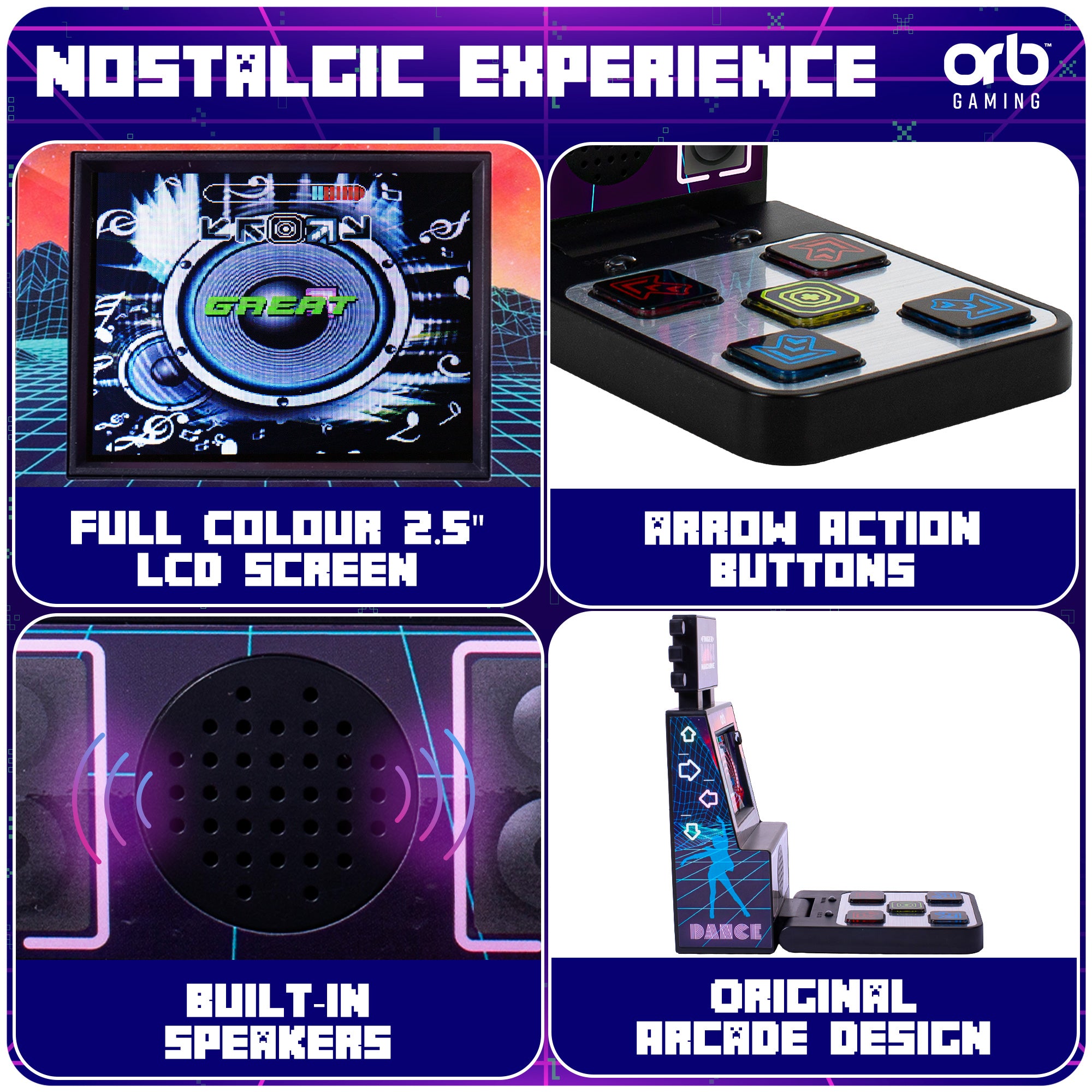 Handheld Finger Dance Arcade Machine