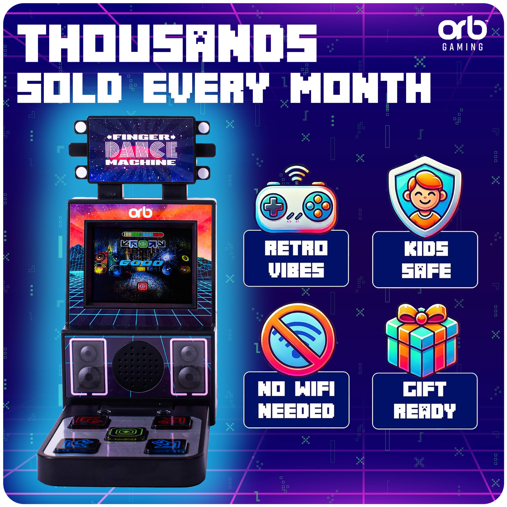 Handheld Finger Dance Arcade Machine