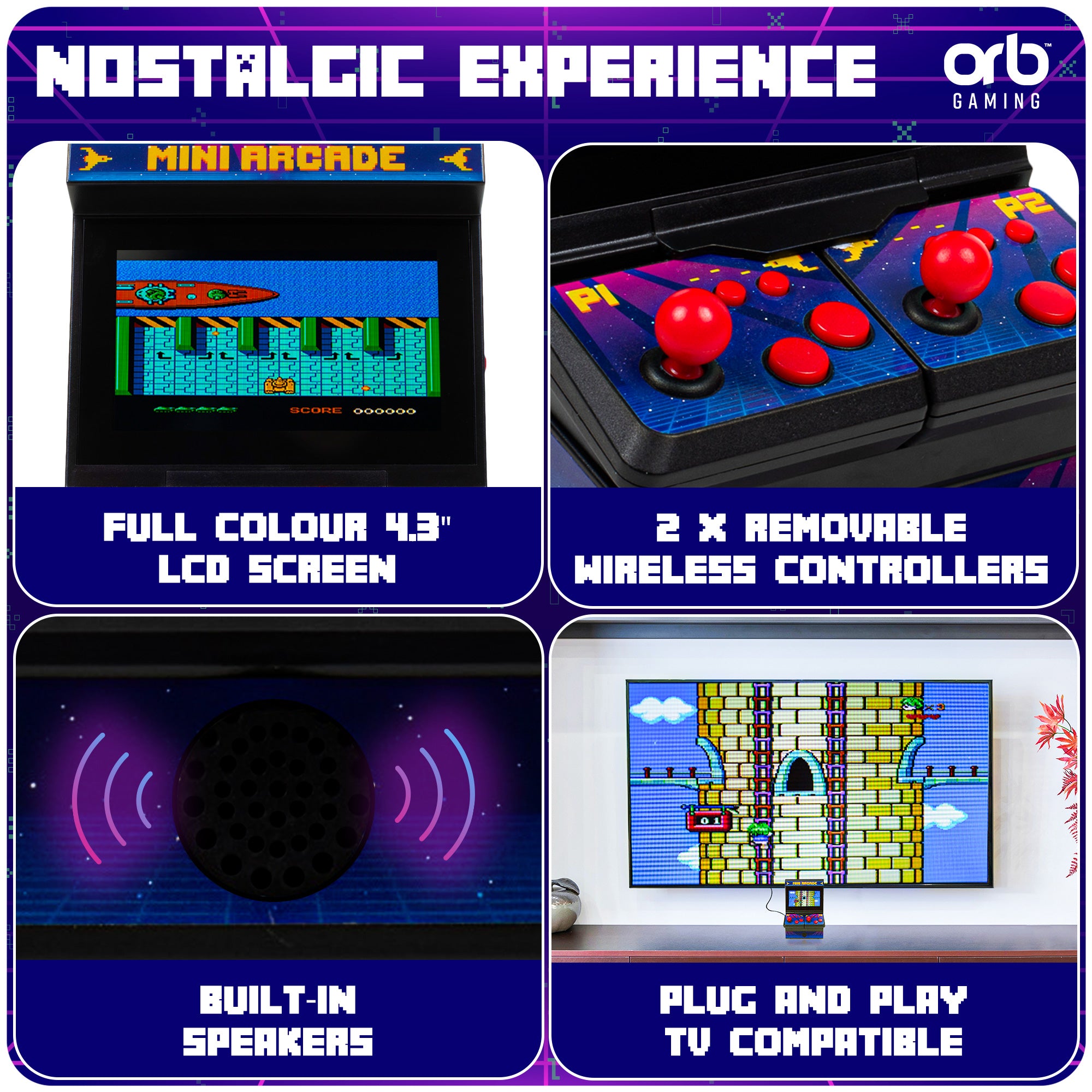 Handheld Arcade Machine (2 Player)