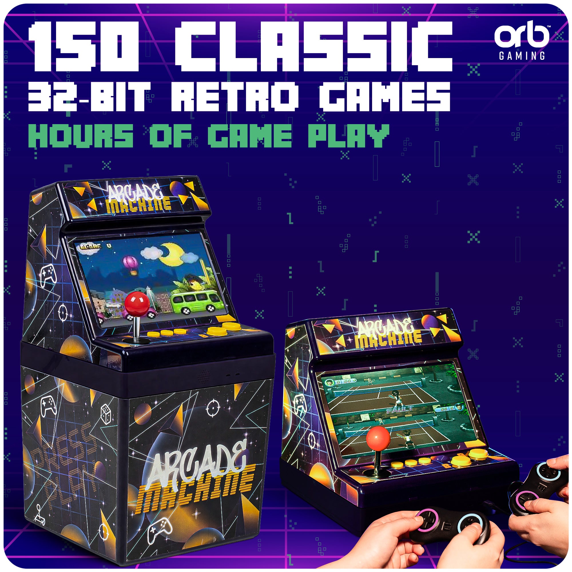 Orb TA90 - Tabletop Arcade Machine (150 Games)