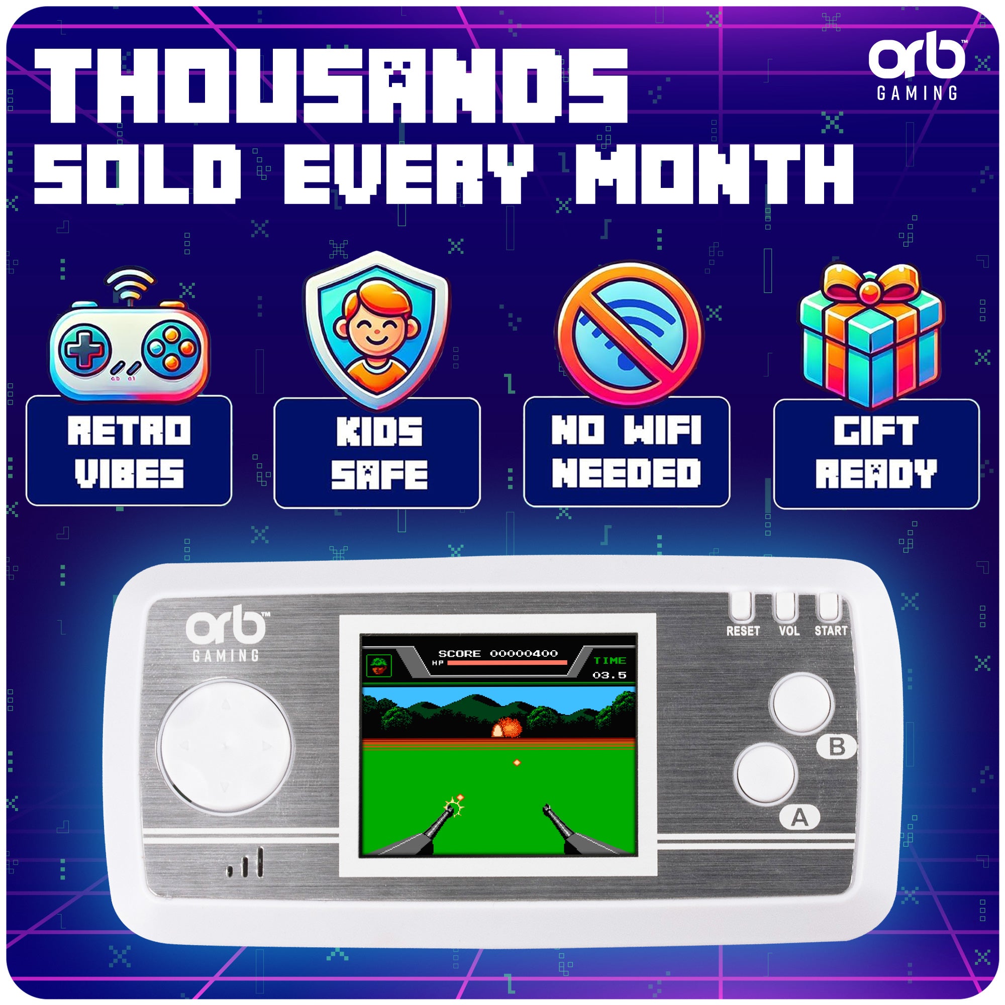 Handheld Games Console (240 Games)