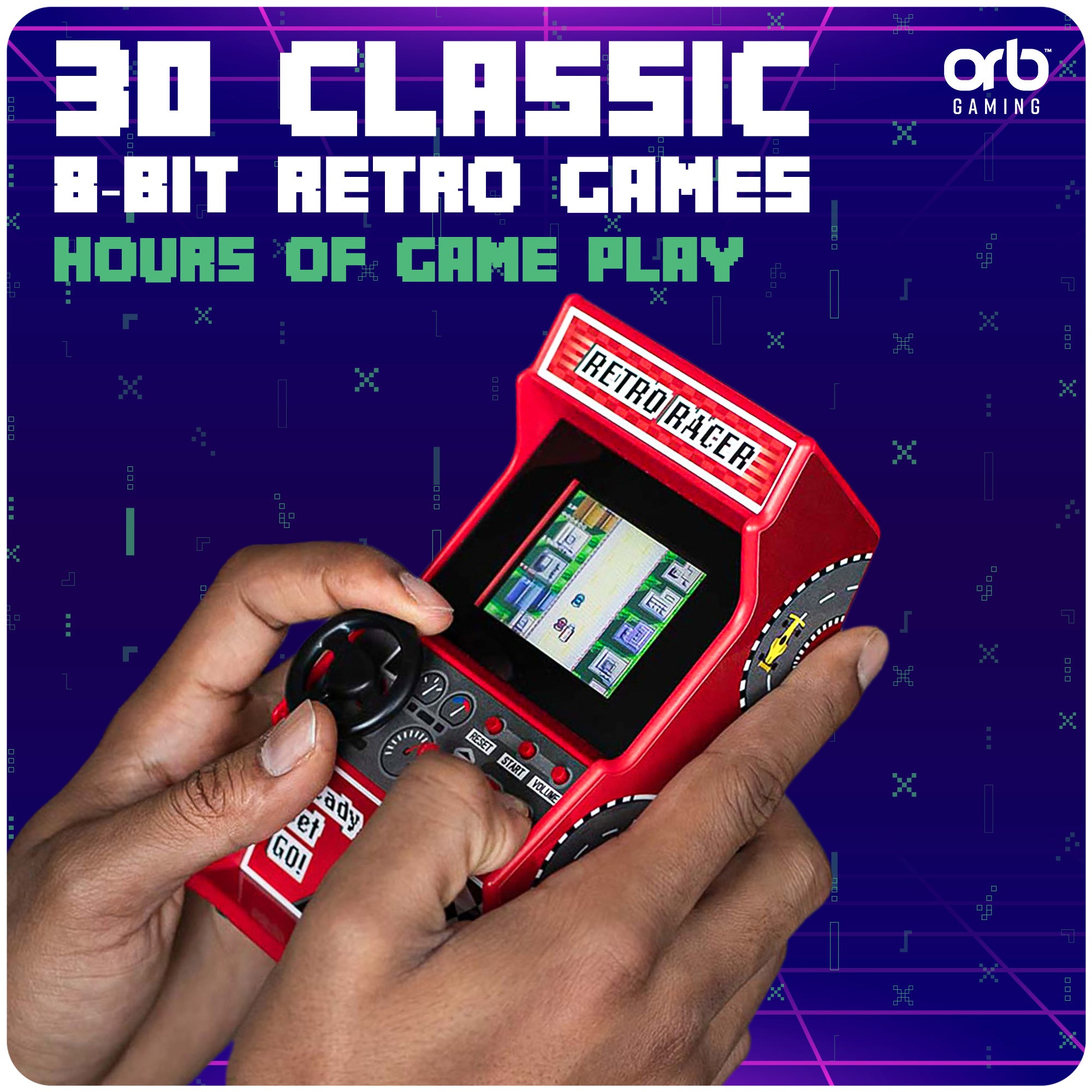 Handheld Racing Arcade Machine (30 Games)
