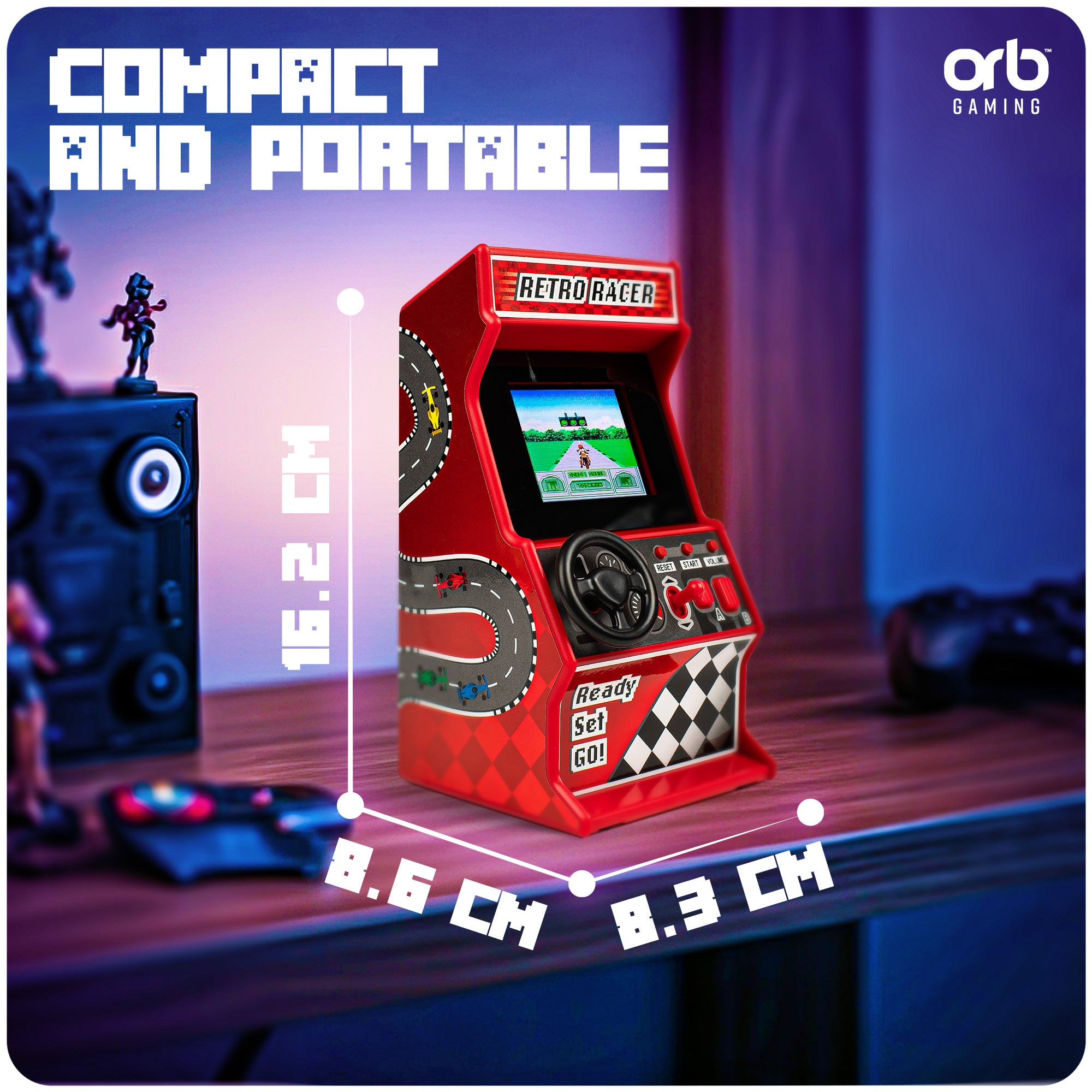 Handheld Racing Arcade Machine (30 Games)
