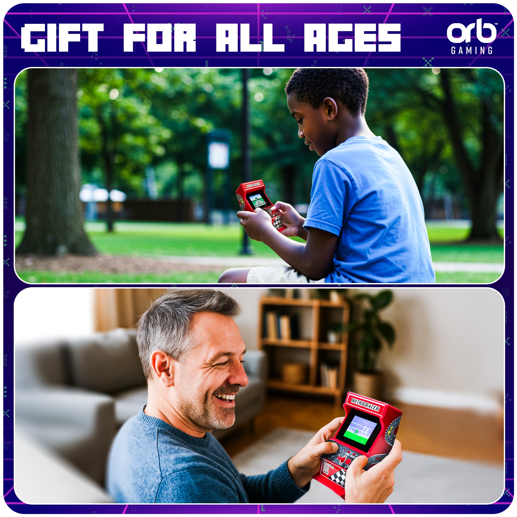 Handheld Racing Arcade Machine (30 Games)