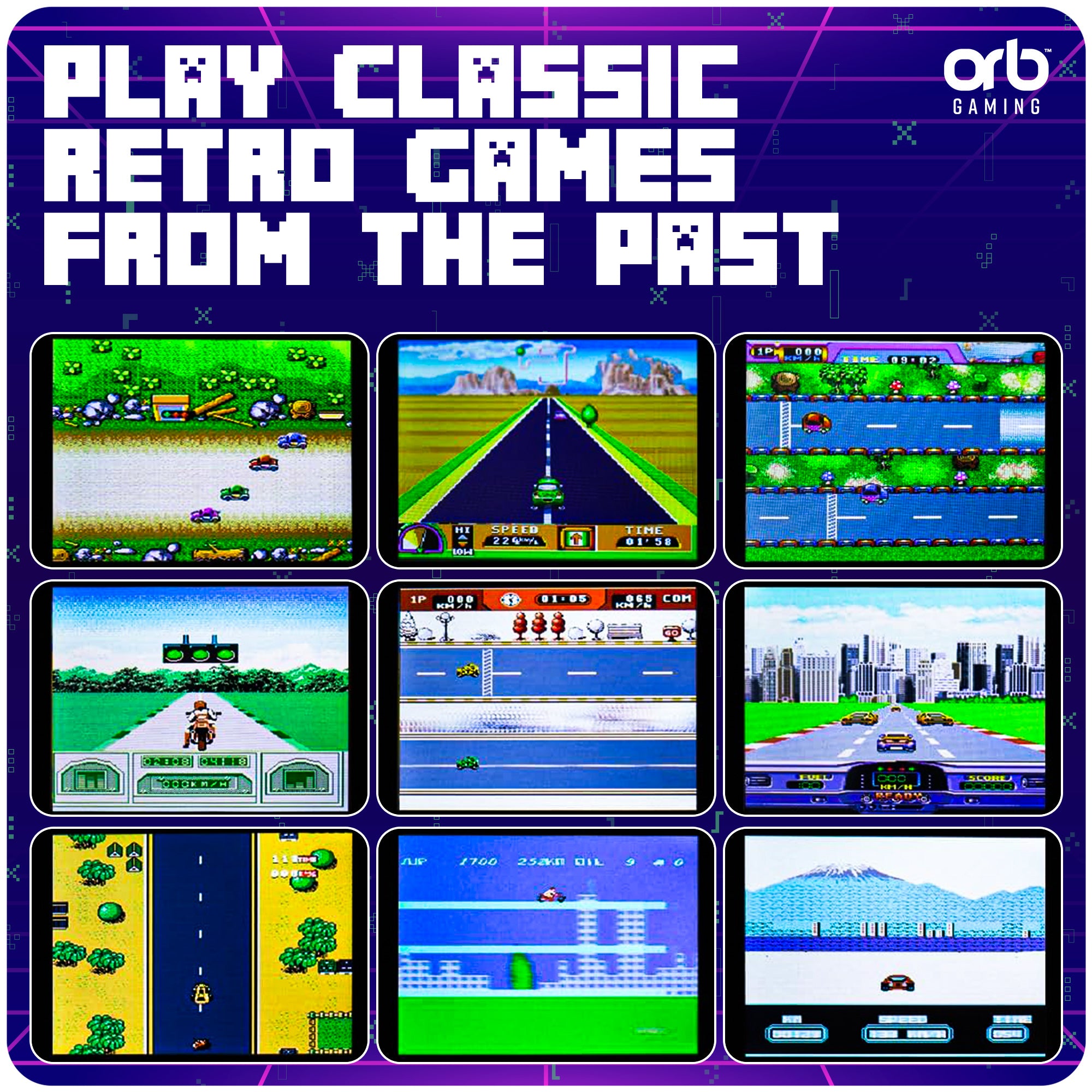 Handheld Racing Arcade Machine (30 Games)