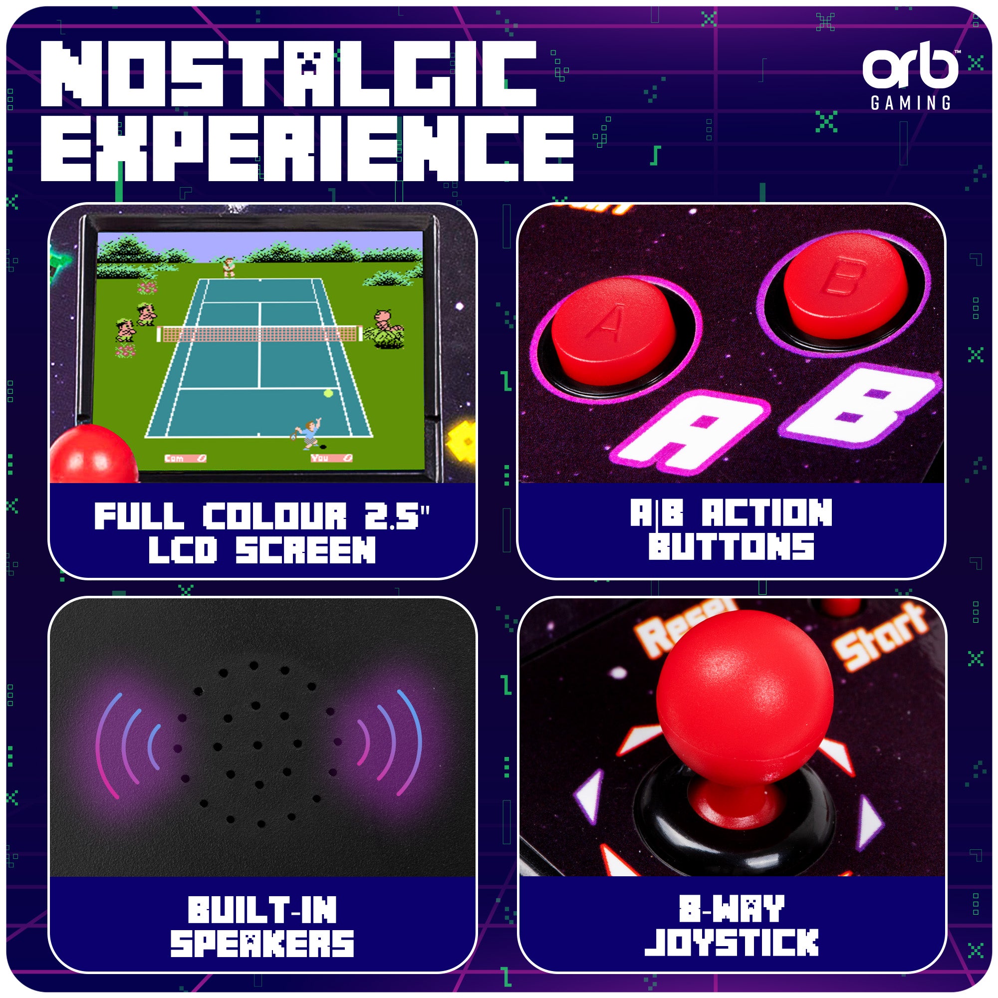 Handheld Arcade Machine (240 Games)