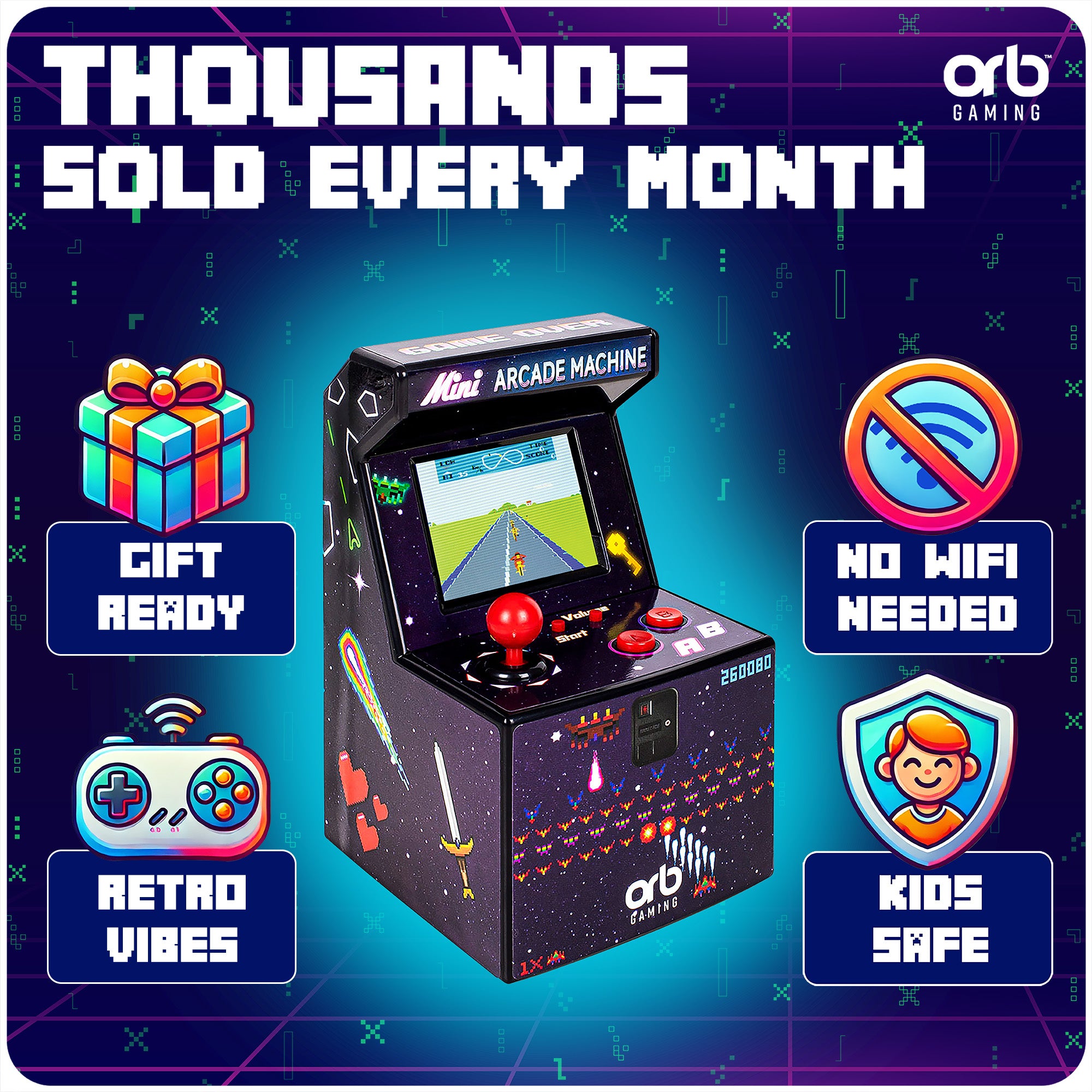 Handheld Arcade Machine (240 Games)